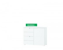 Szynaka - selene 5 komoda 1-drzwiowa  z 4 szufladami