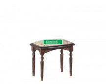 Mebin - afrodyta stołek wykończony tkaniną