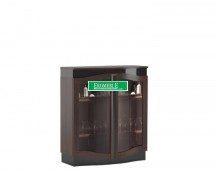 Mebin - diuna witryna niska 2ds z oświetleniem