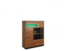 Mebin - Verano Barek wysoki 1DS1D lewy z oświetleniem