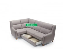 Way - narożnik z funkcją spania 1,5sk-e-2,5f