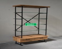 Jafra - Solaris Regał - półki z szyby klejonej