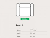 Feniks - Lino - Fotel 1 bez funkcij