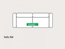 Feniks - Benetto - Sofa 3W (wysuwane siedziska)