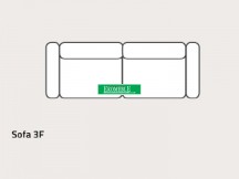 Feniks - Benetto - Sofa 3F z funkcją spania