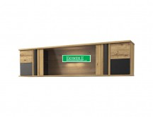 MEBIN-OMEGA WITRYNKA WISZĄCA DUŻA 2D2DS Z OŚWIETLENIEM