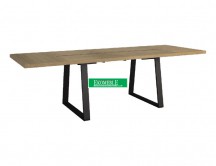 MEBIN-PIREUS STÓŁ MOKA I 160 Z WSADAMI DOKŁADANYMI