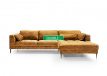 Etap Sofa - Luzi - Narożnik 2DL-REC/BK Z FUNKCJĄ SPANIA