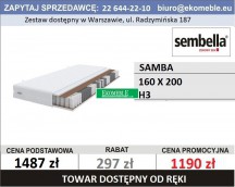 SEMBELLA - SAMBA MATERAC 160X200 H3
