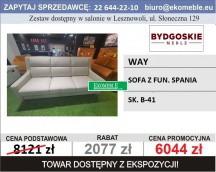 BYDGOSKIE MEBLE -WAY - SOFA Z FUN. SPANIA, SK. B-41
