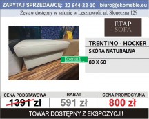 ETAP SOFA - TRENTINO - HOCKER - 80 X 60, SKÓRA 