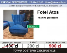 FOTEL ATOS - KOLOR GRANATOWY