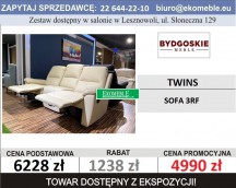 BYDGOSKIE MEBLE - TWINS - SOFA 3RF 