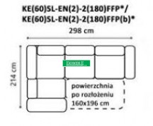 Gala - Olbia - Narożnik KE(60)SL-EN(2)-2(180)FFP