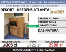DEKORT - KREDENS ATLANTA DĄB NATURALNY
