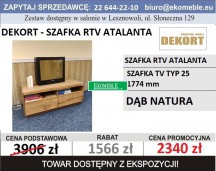 DEKORT - SZAFKA TV ATLANTA DĄB NATURALNY