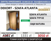 DEKORT - SZAFA ATLANTA DĄB NATURA