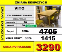 PAGED - STÓŁ VITO 90 X 150-250