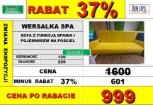 WERSALKA SPA Z  FUNKCJĄ SPANIA I POJEMNIKIEM