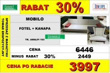 UNIMEBEL - MOBILO - WERSALKA + FOTEL - TK. B.AMALFI 103