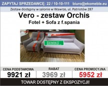 Vero - Orchis Zestaw (Sofa z f.Spania + fotel)