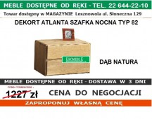 ATLANTA TYP 82 SZAFKA NOCNA DĄB NATURA