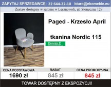 Paged - Krzesła April
