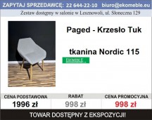 Paged - Krzesła Tuk