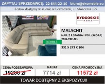 BYDGOSKIE MEBLE - MALACHIT - 2,5SKL-TRE-3FP -SKÓRA