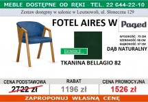 PAGED - FOTEL AIRES W TKANINA BELLAGIO 82