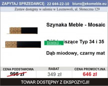 Szynaka Meble - Mosaic Typ 34 i 35 Półki wiszące