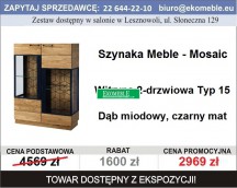 Szynaka Meble - Mosaic Typ 15 Witryna 2-drzwiowa