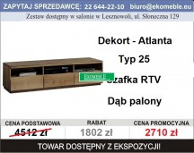 Dekort - Atlanta Typ 25 Szafka RTV