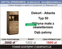 Dekort - Atlanta Typ 50 Witryna mała z oświetleniem
