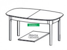 Taranko Meble - Leo LE-S1 stół elipsa