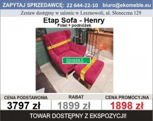 Etap Sofa - Henry Fotel + podnóżek