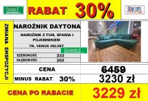 SWEET SIT - NAROŻNIK DAYTONA Z FUNKCJĄ SPANIA I POJEMNIKIEM
