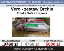 Vero - Orchis Zestaw (Sofa z f.Spania + fotel)
