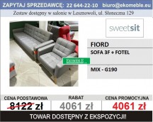 SWEET SIT - FIORD SOFA 3F + FOTEL - MIX G190