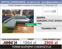 SWEET SIT - NAPPA, NAROŻNIK. Z F. SPANIA I POJEMNIKIEM, TK. PIK