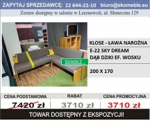 KLOSE - ŁAWA NAROŻNA - E-22 SKY DREAM