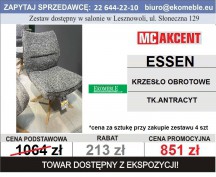 MC AKCENT - KRZESŁO ESSEN, ANTRACYT