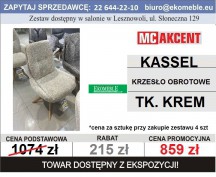 MC AKCENT - KRZESŁO KASSEL, KREM