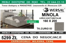 WERSAL - MINOLA ŁÓŻKO KONTYNENTALNE 160X200 TK.CURIO 83