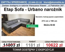 Etap Sofa - Urbano narożnik z funkcją spania i pojemnikiem 