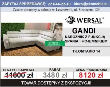 WERSAL - GANDI NAROŻNIK Z F.SPANIA I POJEMNIKIEM
