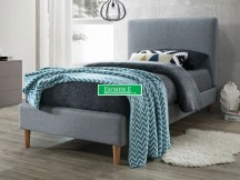 ŁÓŻKO ACOMA 90X200 KOLOR SZARY/DĄB TAP. 131