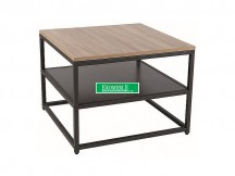 ŁAWA AMBER B DĄB/CZARNY 55X55