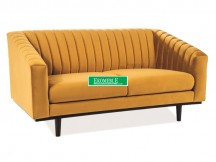 SOFA ASPREY 2 VELVET CURRY BLUVEL 68 / WENGE