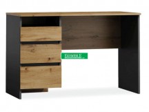 BIURKO B-005 DĄB WOTAN / ANTRACYT